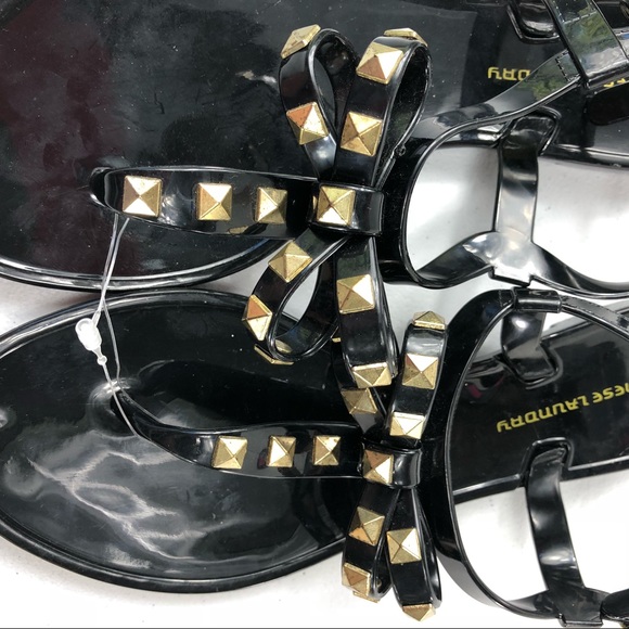 New Chinese Laundry Black Sandals Size 7 (#30) - Picture 4 of 8